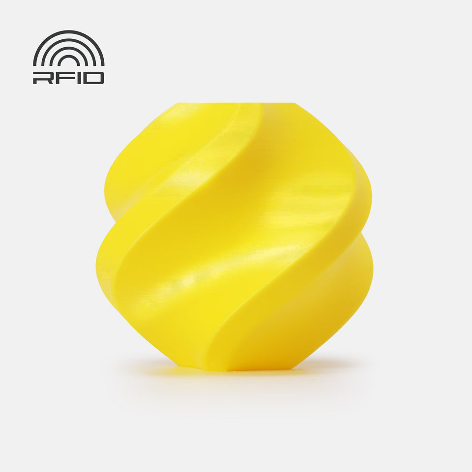 Yellow TPU 95A Soft filament spool