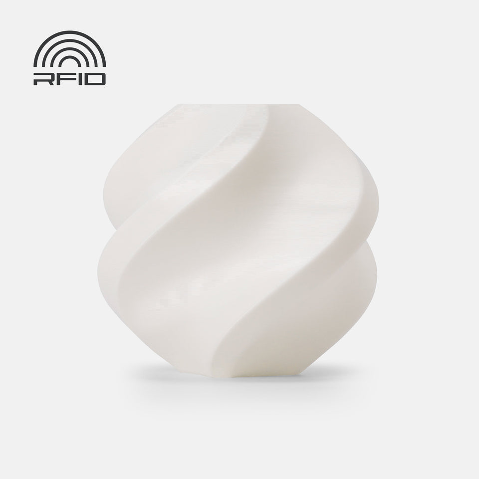 White TPU 95A Soft filament spool