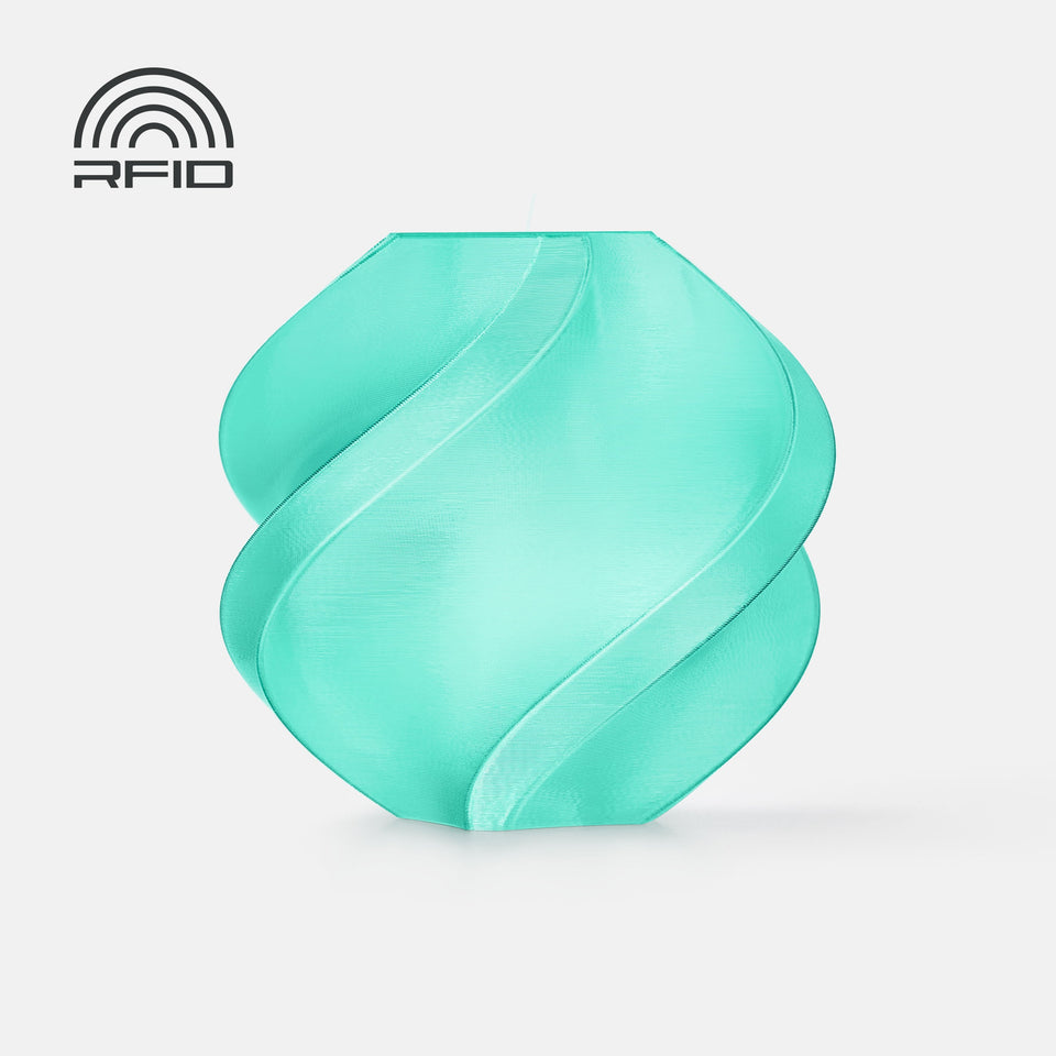 Translucent Teal PETG Translucent filament spool