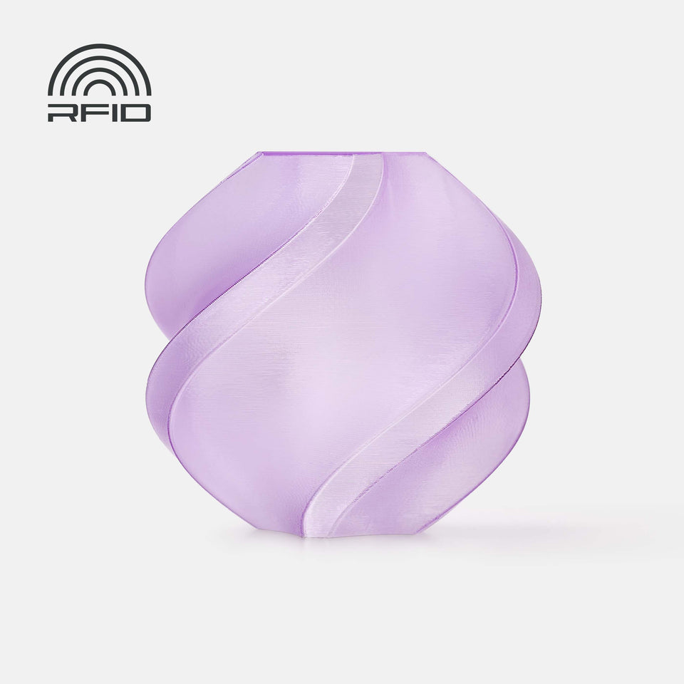 Translucent Purple PETG Translucent filament spool