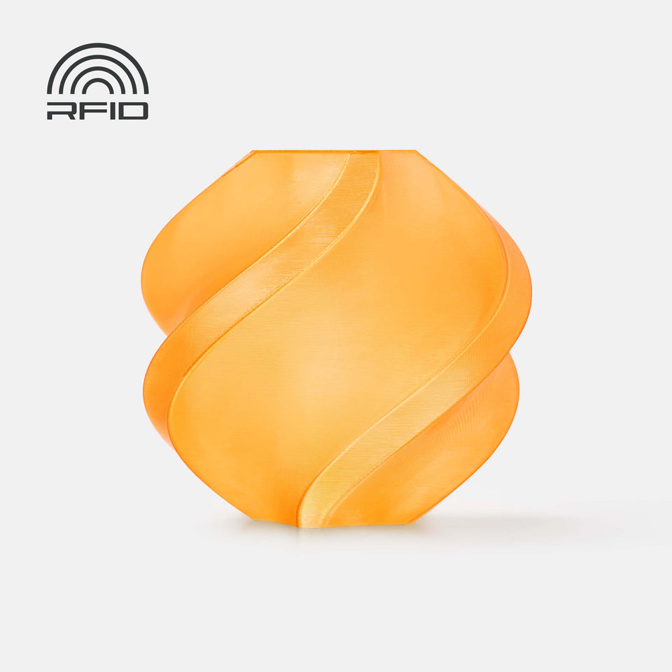 Translucent Orange PETG Translucent filament spool