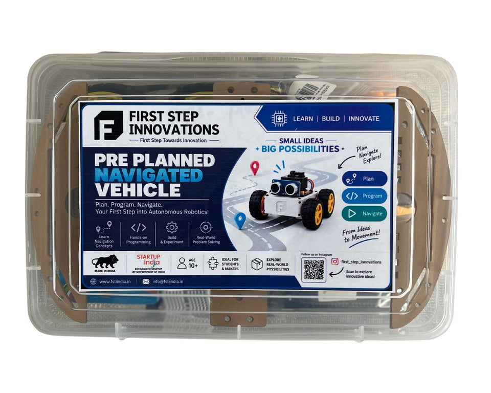 DIY Autonomous Robot Car Kit outer box packaging