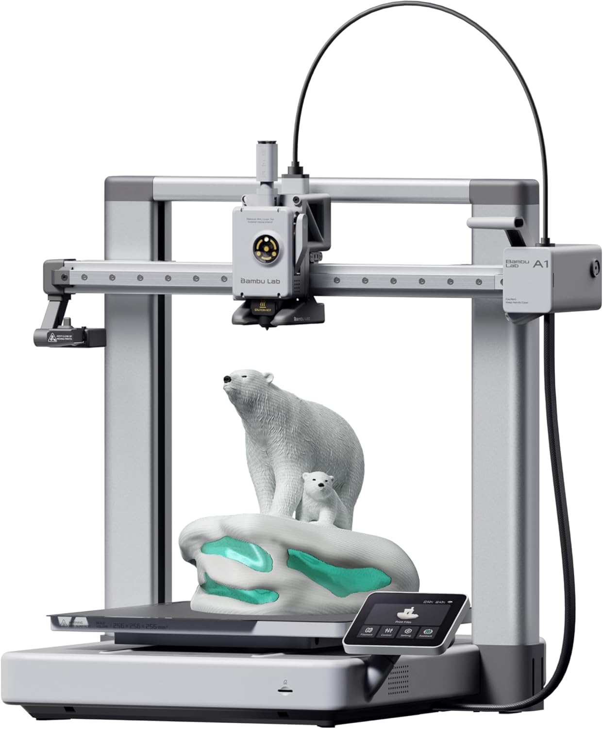 Bambu Lab A1 3D printer available for rent from Buildabot